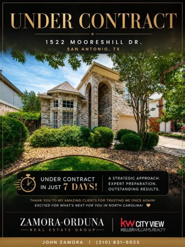 Mooreshill again: under contract in just 7 days.