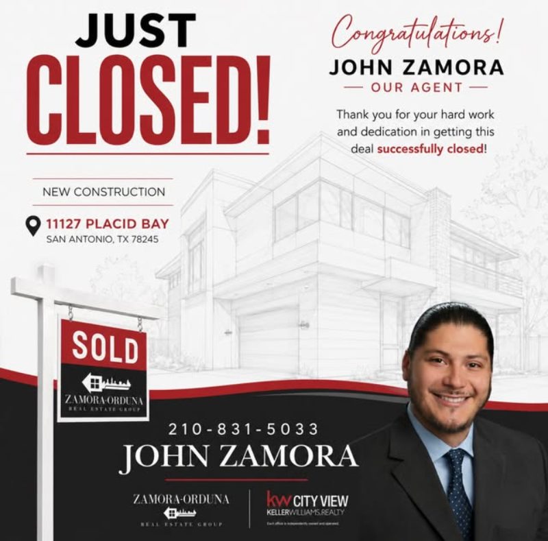 11127 Placid Bay. New construction, closed.